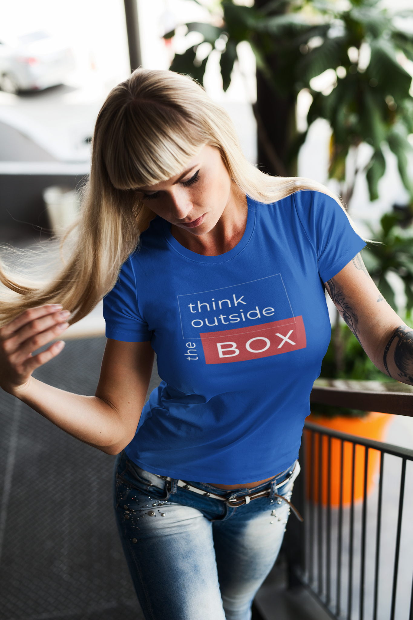 Think Outside The Box T-Shirt Women