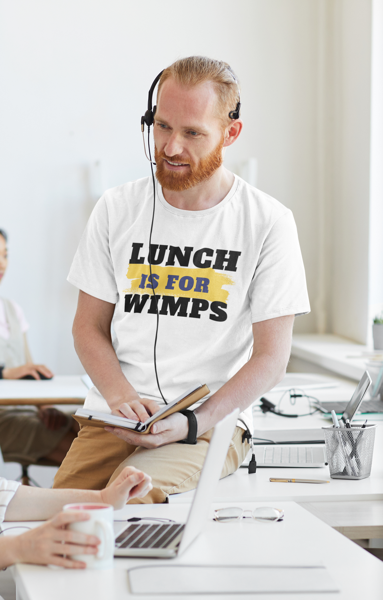Lunch Is For Wimps T-Shirt Men