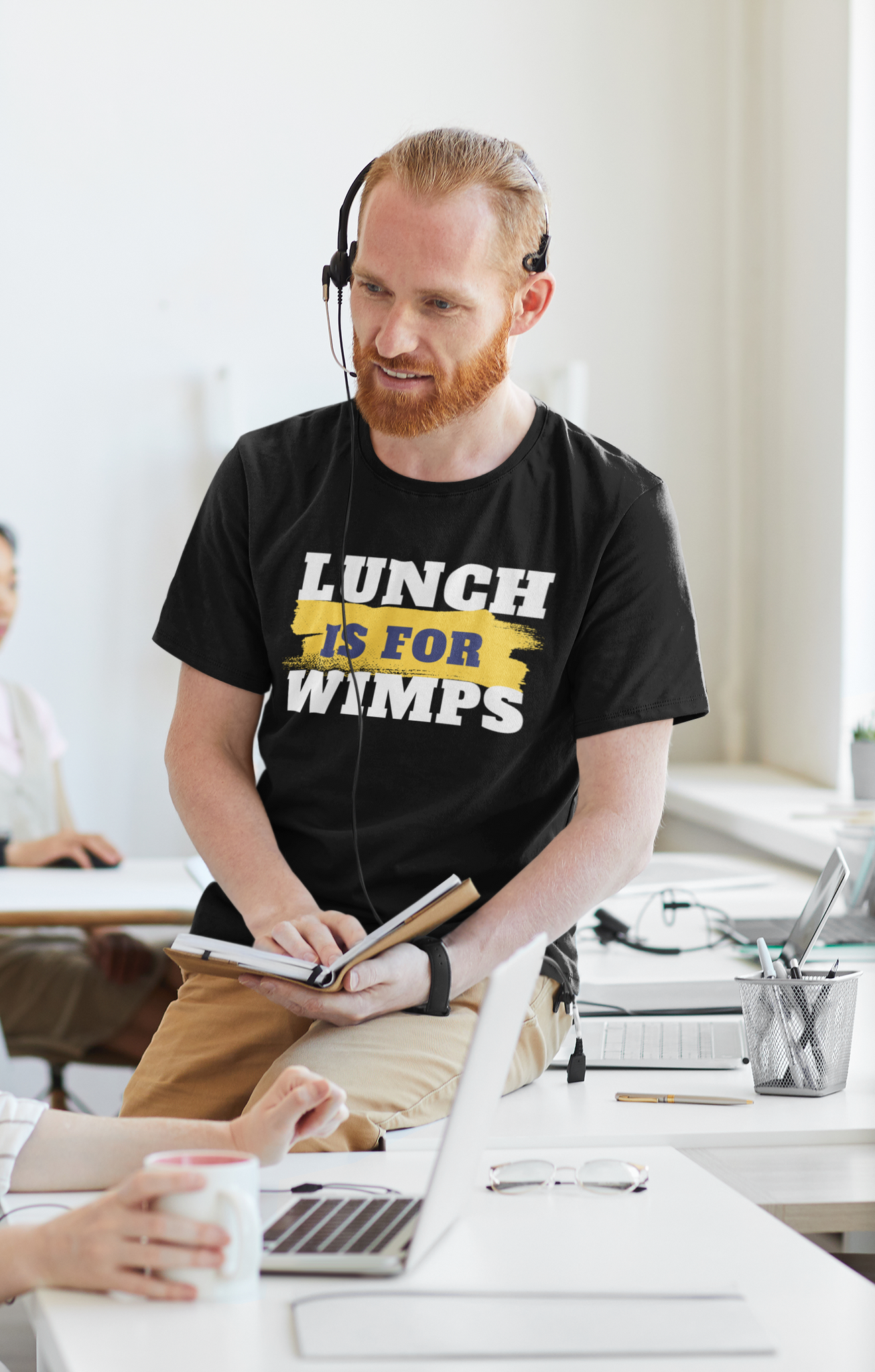 Lunch Is For Wimps T-Shirt Men