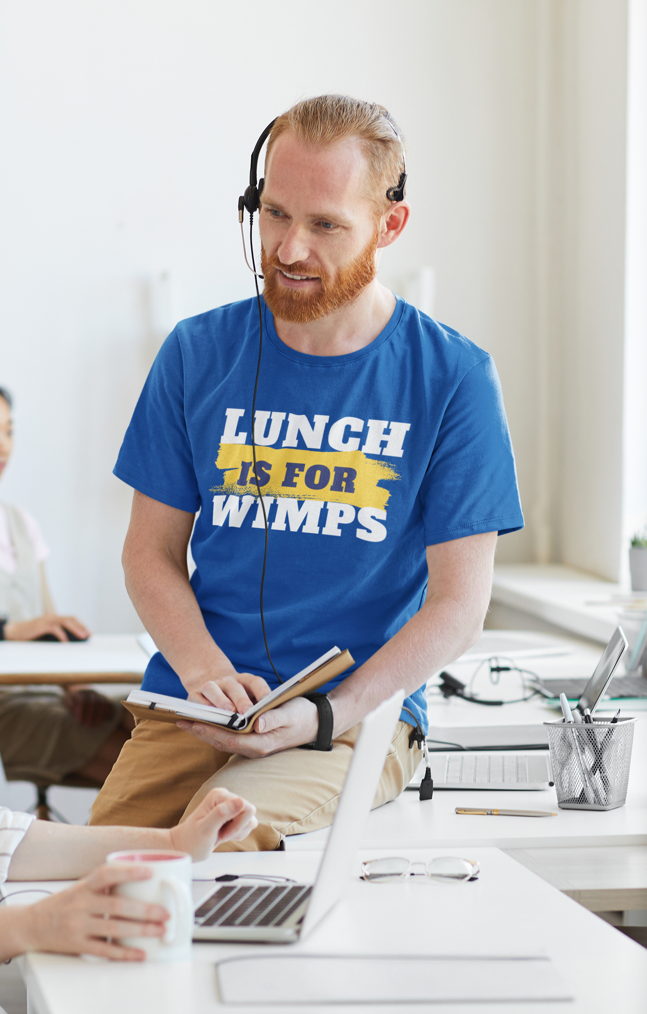 Lunch Is For Wimps T-Shirt Herr