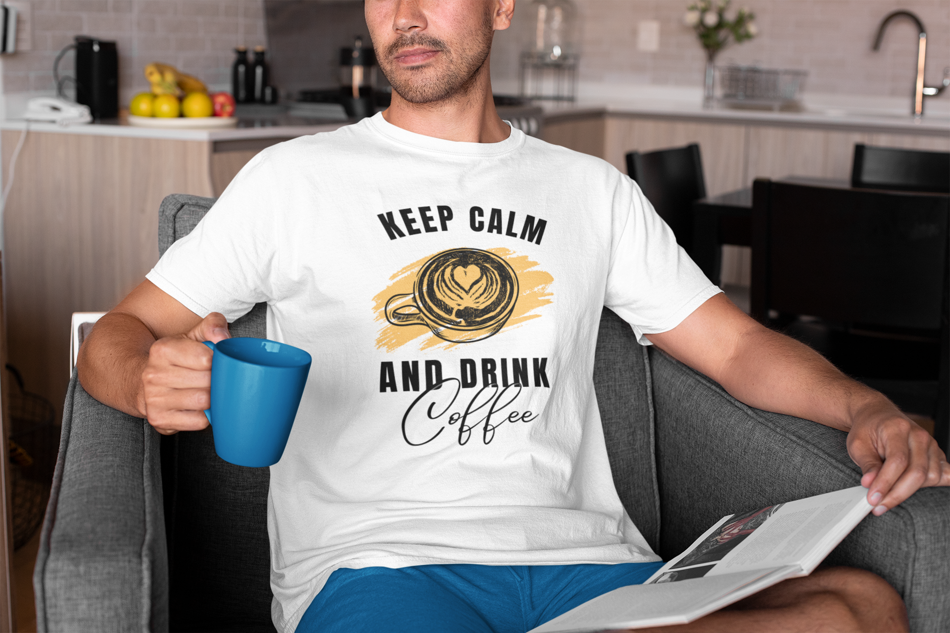 Drink Coffee T-Shirt Men