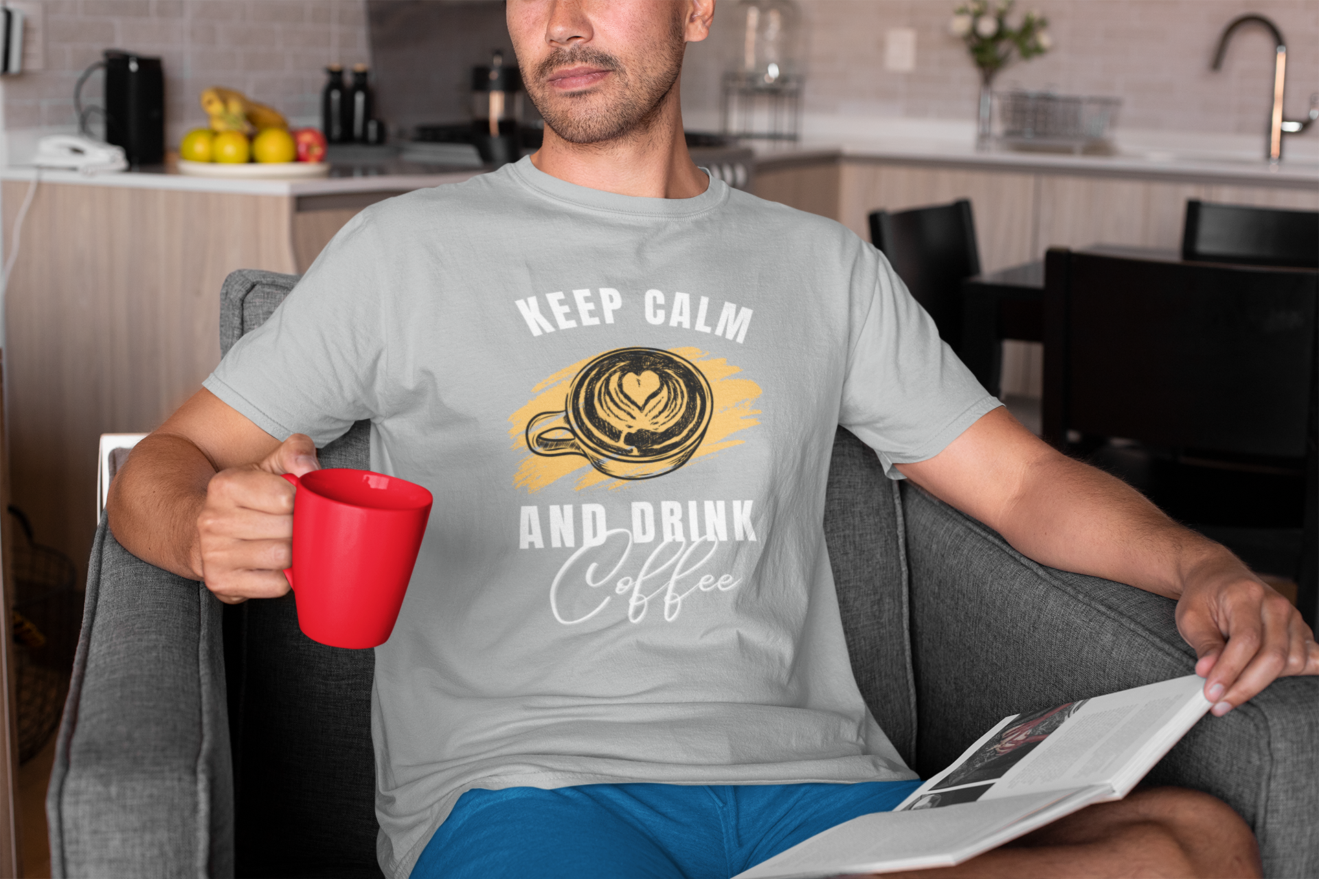 Drink Coffee  T-Shirt Herr