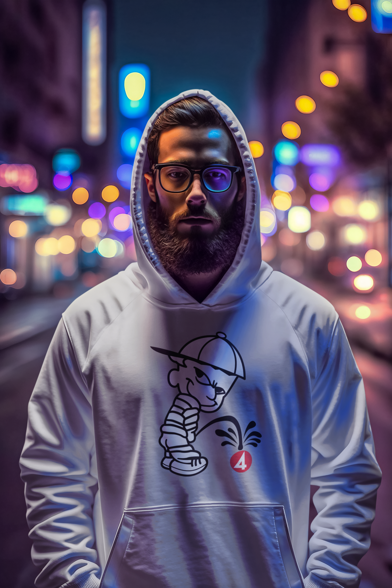 Taking A Piss-TV4 Hoodie Men