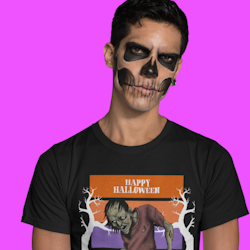 Happy Halloween T-Shirt Herr