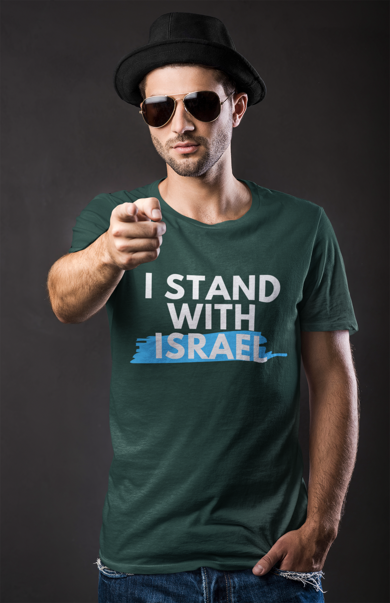I Stand With Israel T-Shirt Herr