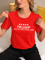 Trump MTWGA T-Shirt  Dam
