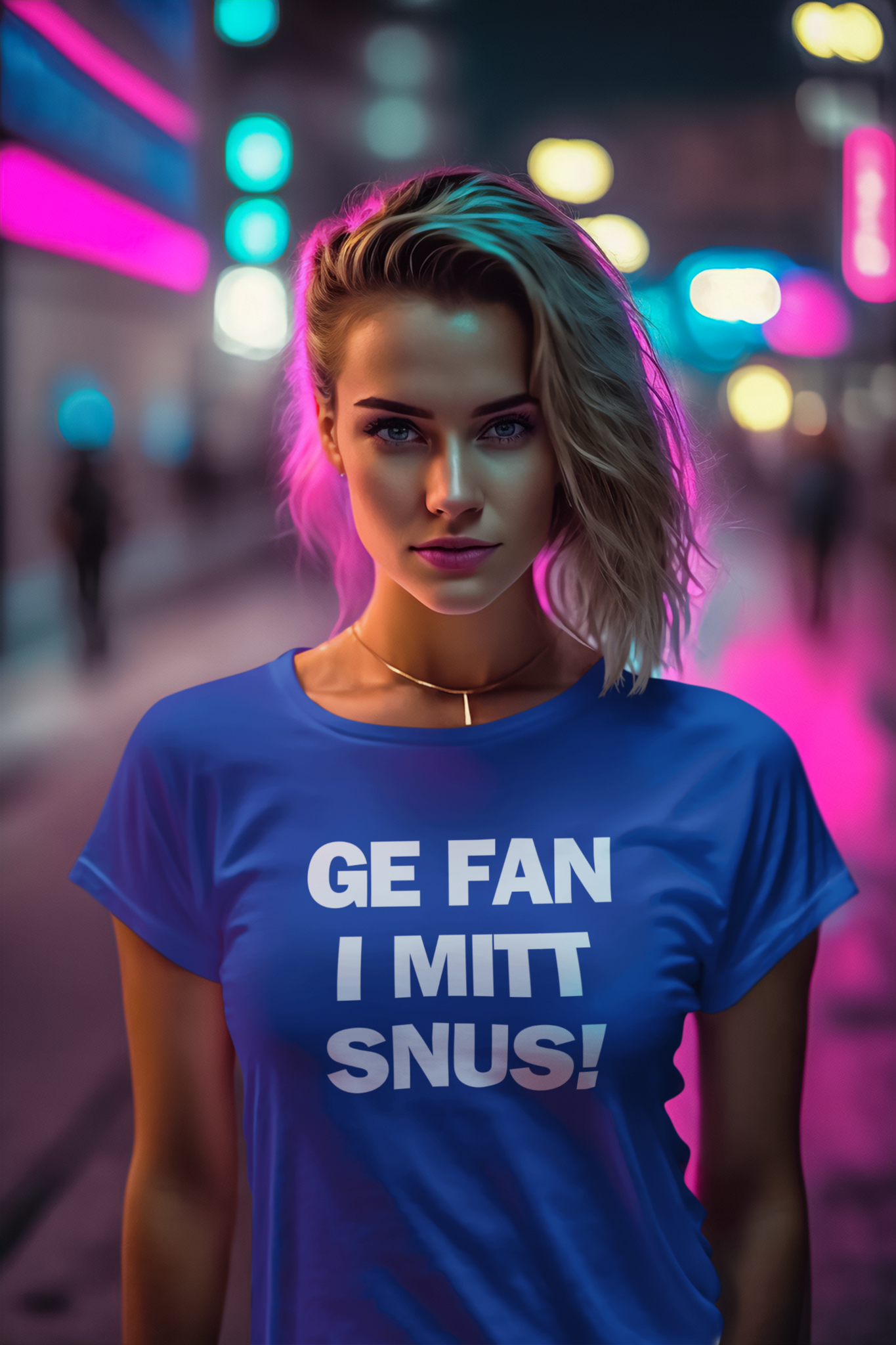 Ge Fan I Mitt Snus! T-Shirt  Dam