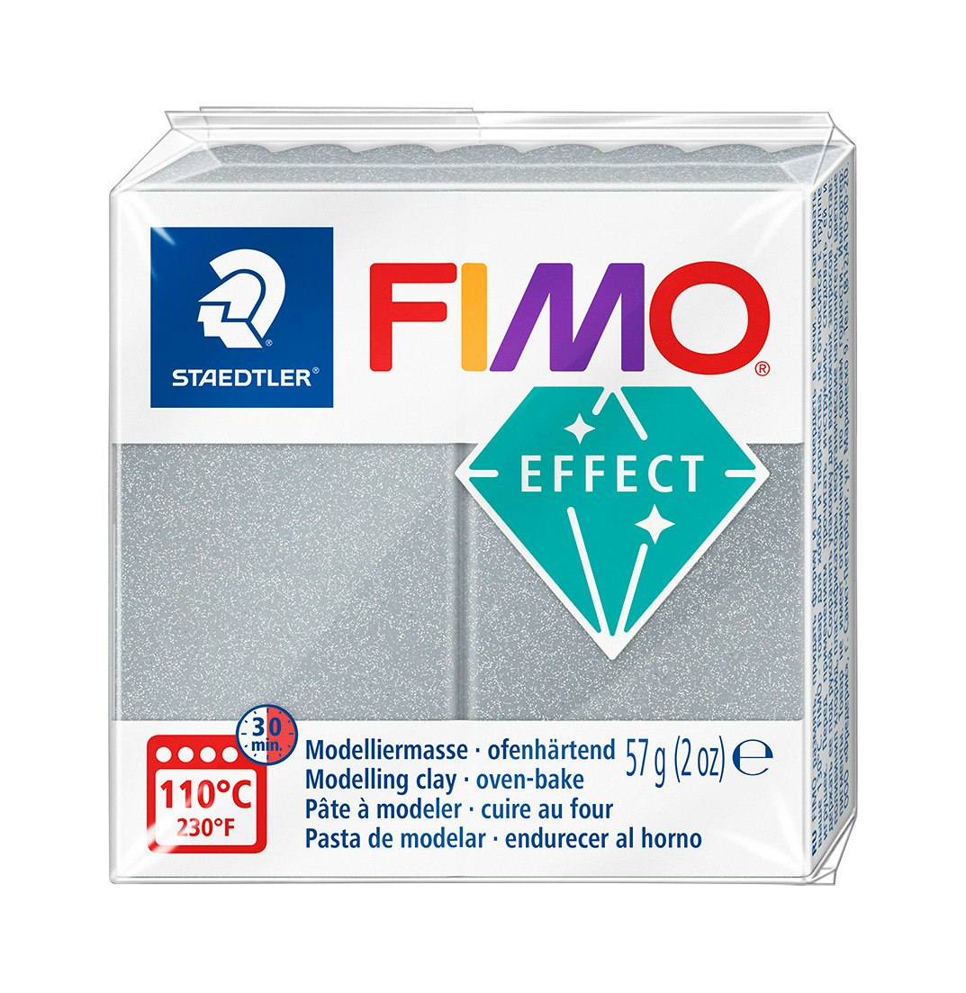 Fimo effect 57g (metallic silver 81)
