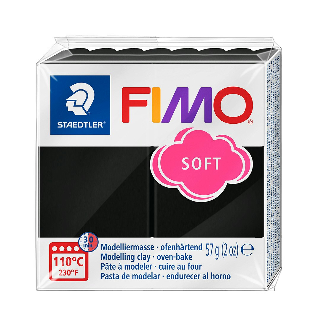 Fimo soft 57g (black 9)