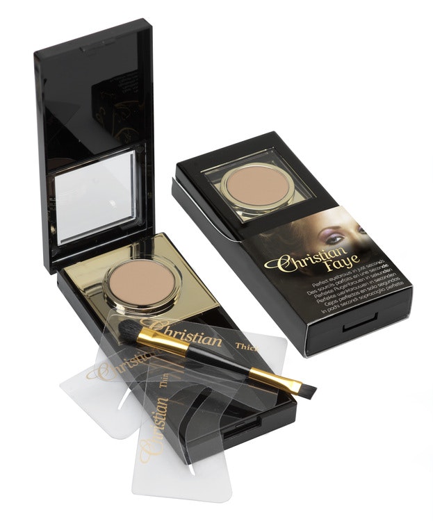 Christian Faye Eyebrow Makeup Kit, Taupe