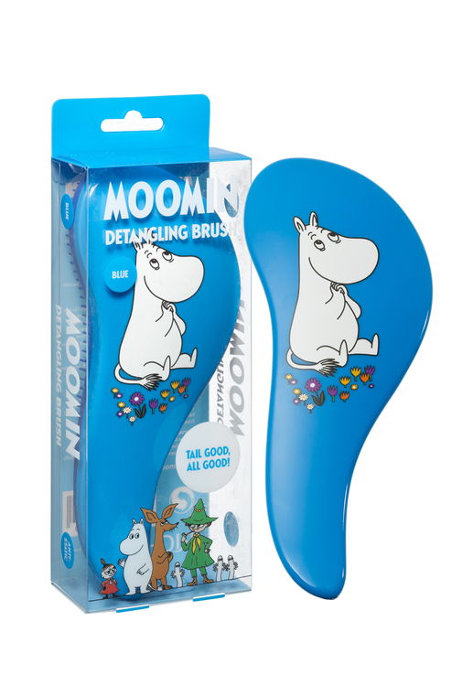 RICH Moomin Detangling Brush - Blue Mumintroll