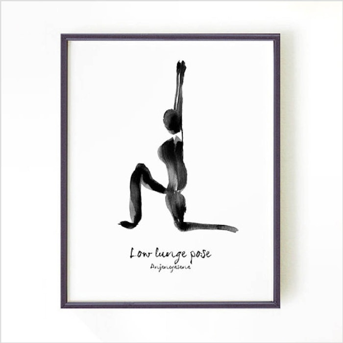 Yoga Print - Low Lunge