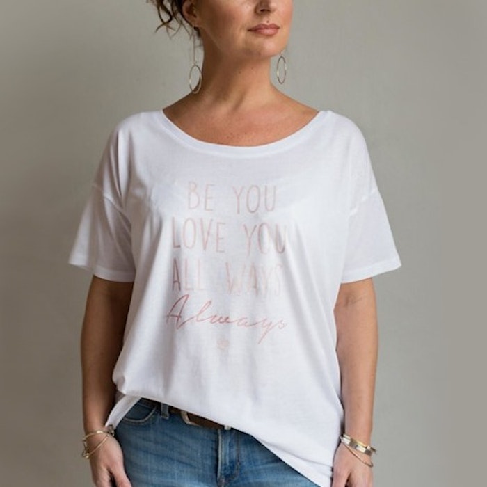 T-shirt Be you, Love you Vit - Soul Factory