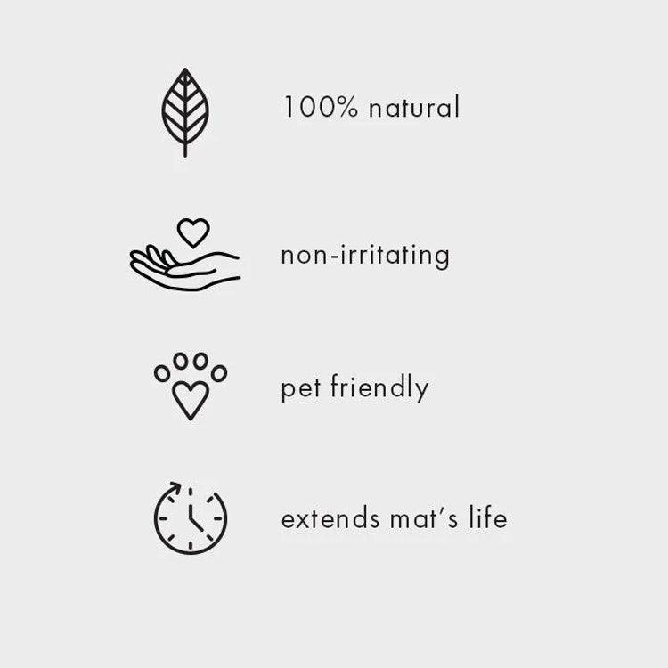 Yogamattrengöring Medium Natural Rubber Mat Restore Gingergrass - Manduka