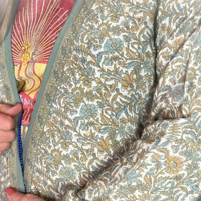 Kimono VÄNDBAR återvunnet silke Nr 200
