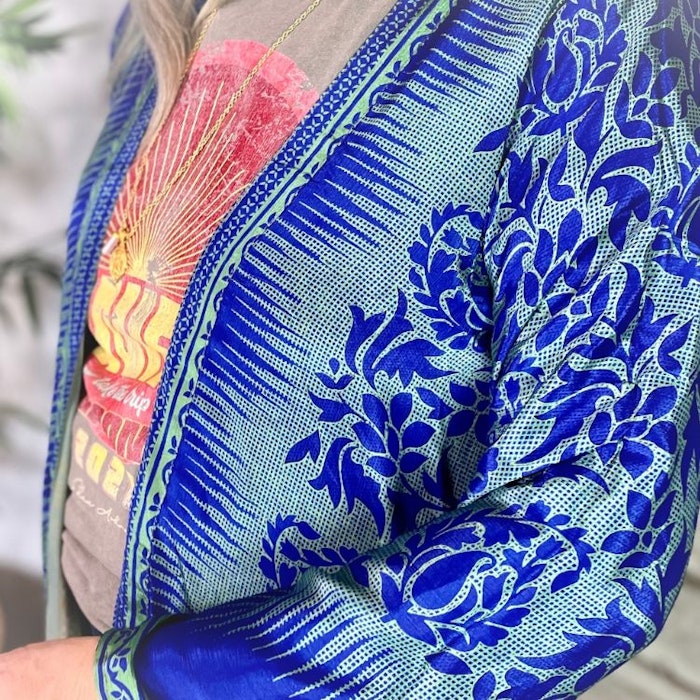 Kimono VÄNDBAR återvunnet silke Nr 200
