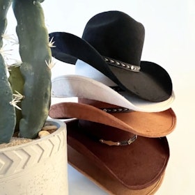 Hatt "Large" Western Legend Black - The Modern Cactus