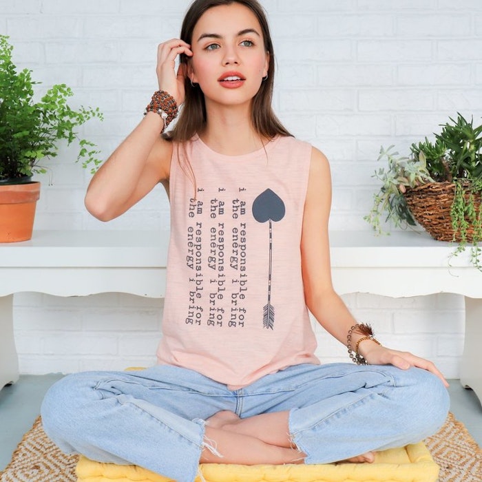 2:A SORTERING Linne "I am responsible for the energy I bring" från SuperLove Tees