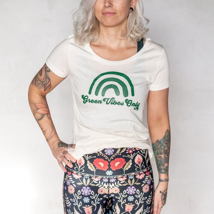 2:A SORTERING T-shirt stl XL "Green Vibes Only" - Soul Factory