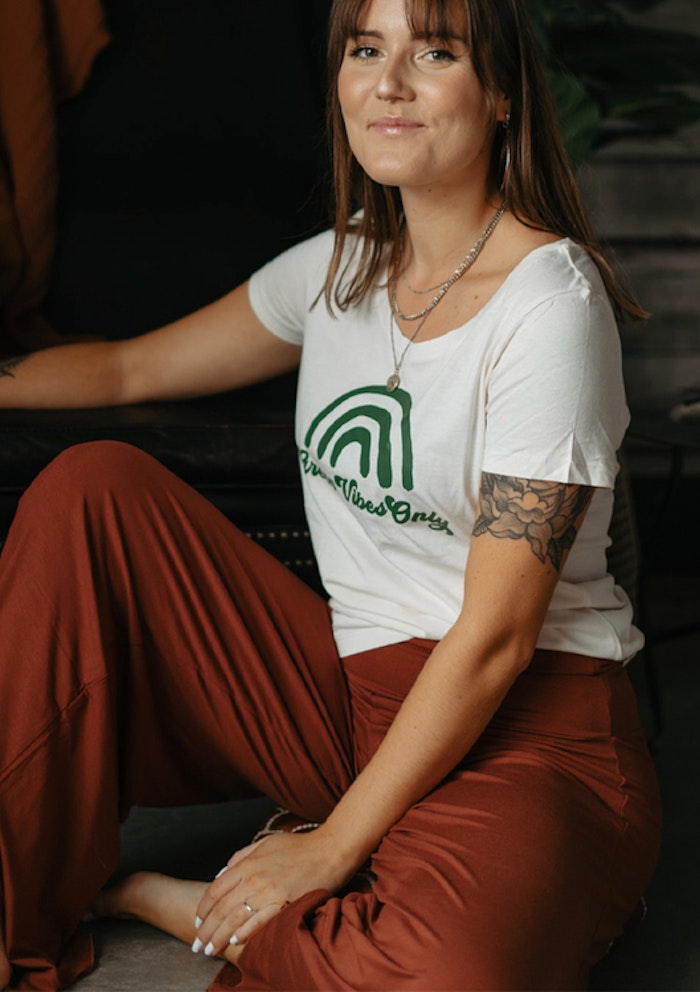 2:A SORTERING T-shirt stl XL "Green Vibes Only" - Soul Factory