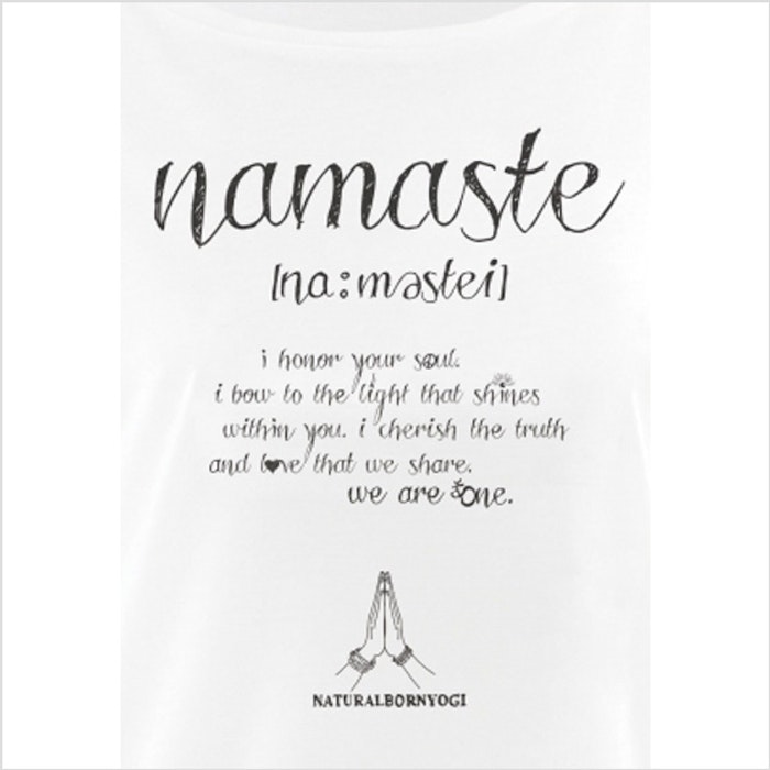 Yogatopp NAMASTE LOVE från Natural Born Yogi