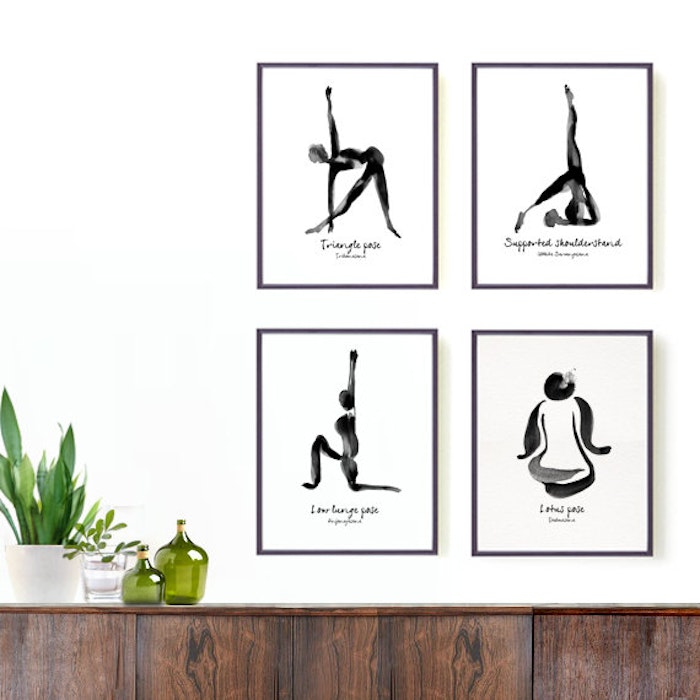 Yoga Print - Lotus Pose