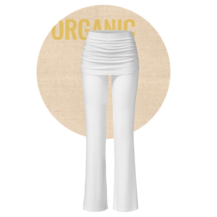 Yogabyxor long White pants skirt från Curare Yogawear