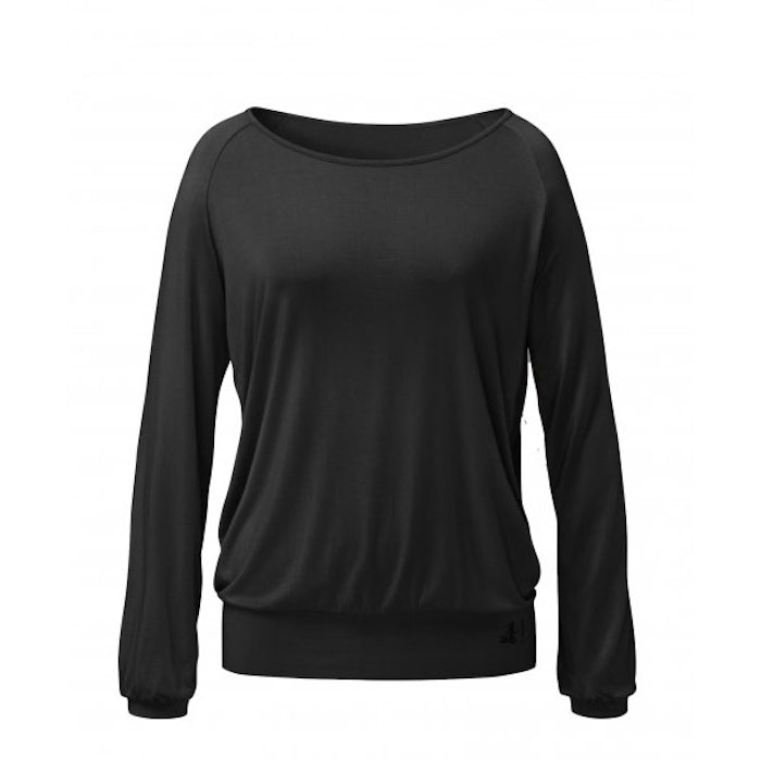 Yogatopp Raglan Shirt från Curare Yogawear- Black