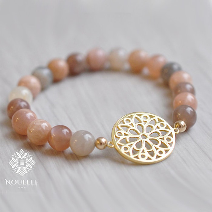 Stenarmband Bloom Moonstone från Nouelle