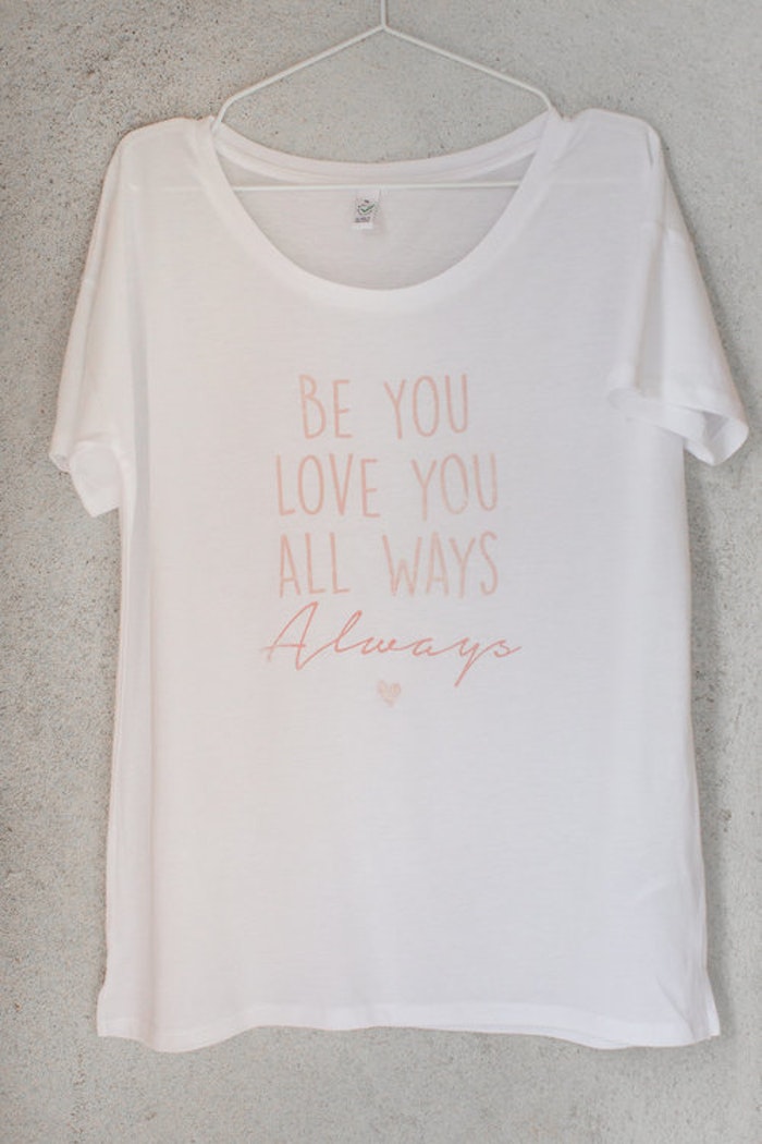 T-shirt Be you, Love you Vit - Soul Factory