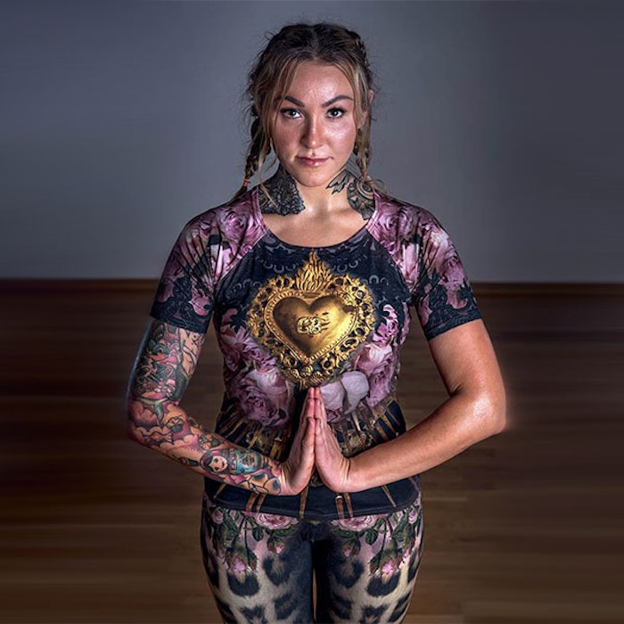 Yogatröja Golden Heart från Van Asch