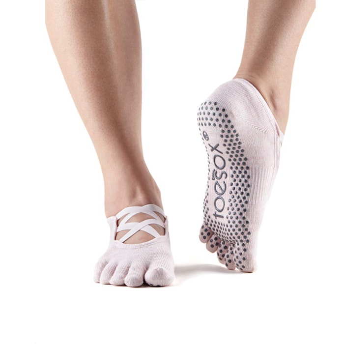 Yogastrumpor  Fulltoe Elle Ballet Pink - Toesox