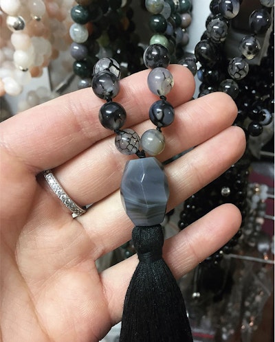 Mala halsband Grounding Agat - Nouelle