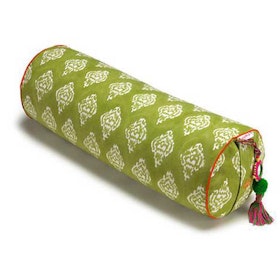 Yogabolster Rund "Kiwi Ikat" - Chattra