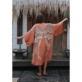 Everyday kimono "Desert orange Caramel wings" - Warriors of the divine