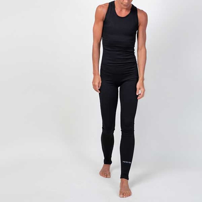 "Greta Unitard"  Svart - Yogish Collective