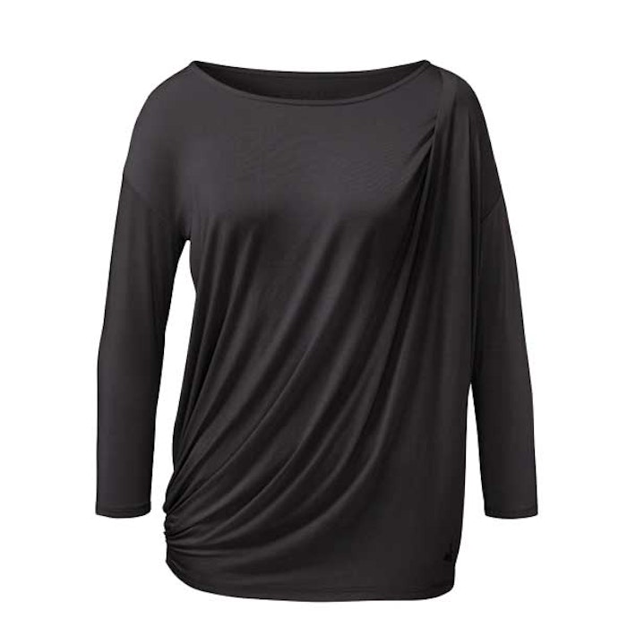 Yogatopp Toga black Shirt - Curare Yogawear