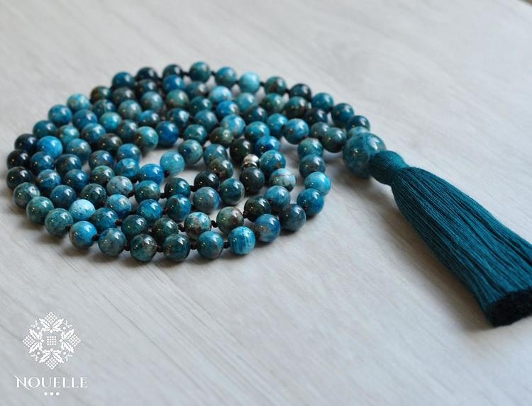 Mala halsband Power Apatit - Nouelle
