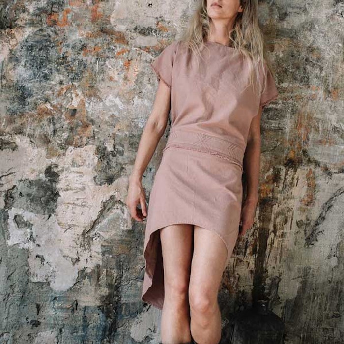 Klänning Atua Tino short dress Dusty pink - Chintamani Alchemi