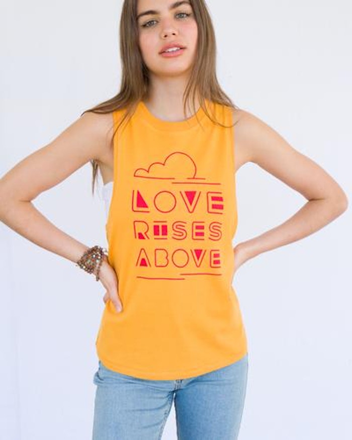 Linne Love Rises above orange -  SuperLove Tees