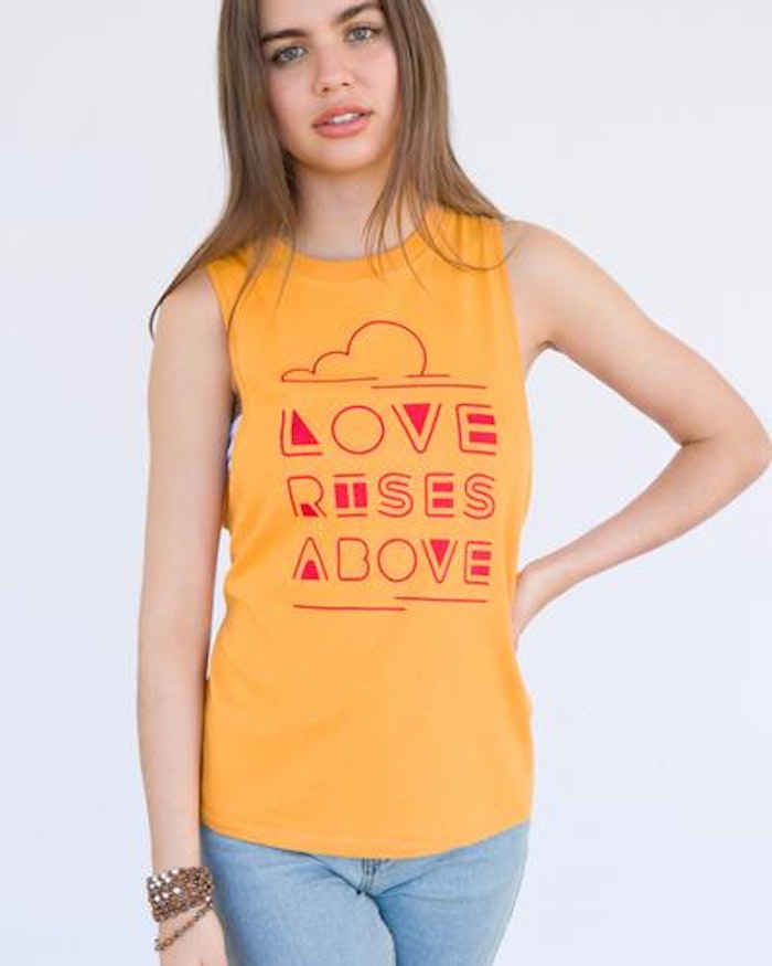 Linne Love Rises above orange -  SuperLove Tees