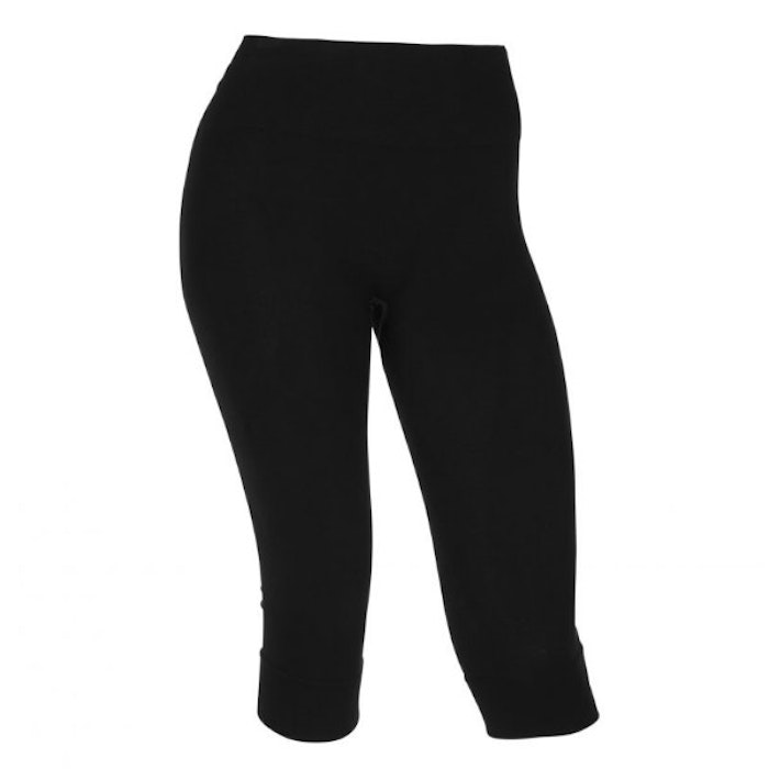 Yogaleggings Capri Bamboo Black - Run & Relax