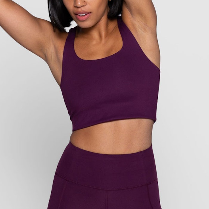 Sport-BH Yoga Paloma Plum - Girlfriend Collective