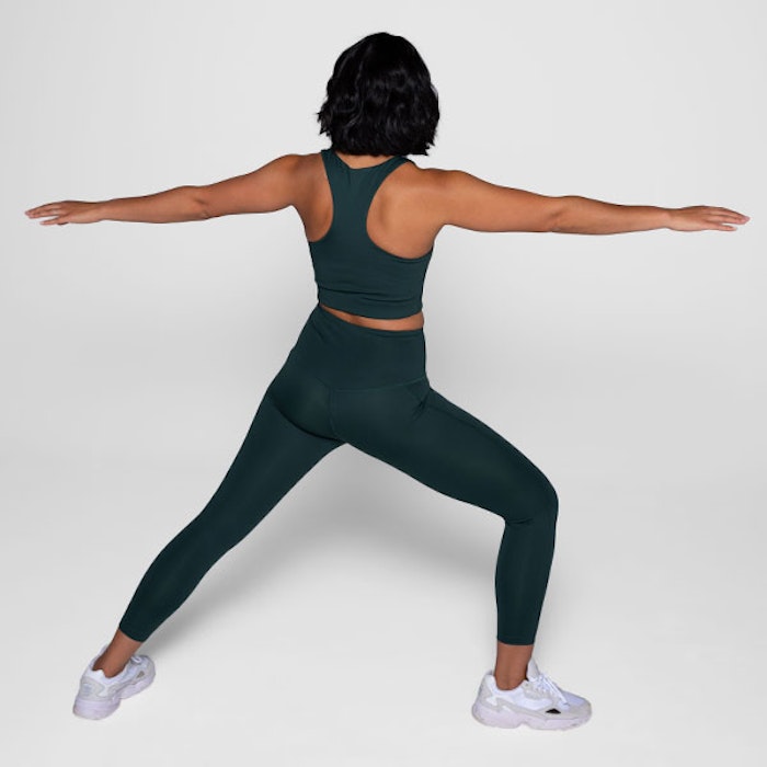 Yoga leggings Compressive High rise Long Moss  - Girlfriend Collective