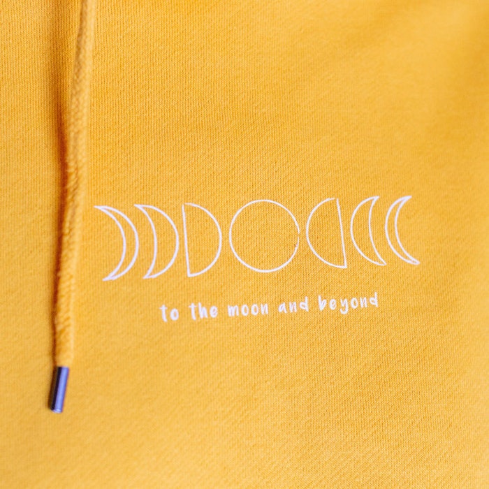 Hoodie "To the moon and beyond" Gul - Soul Factory