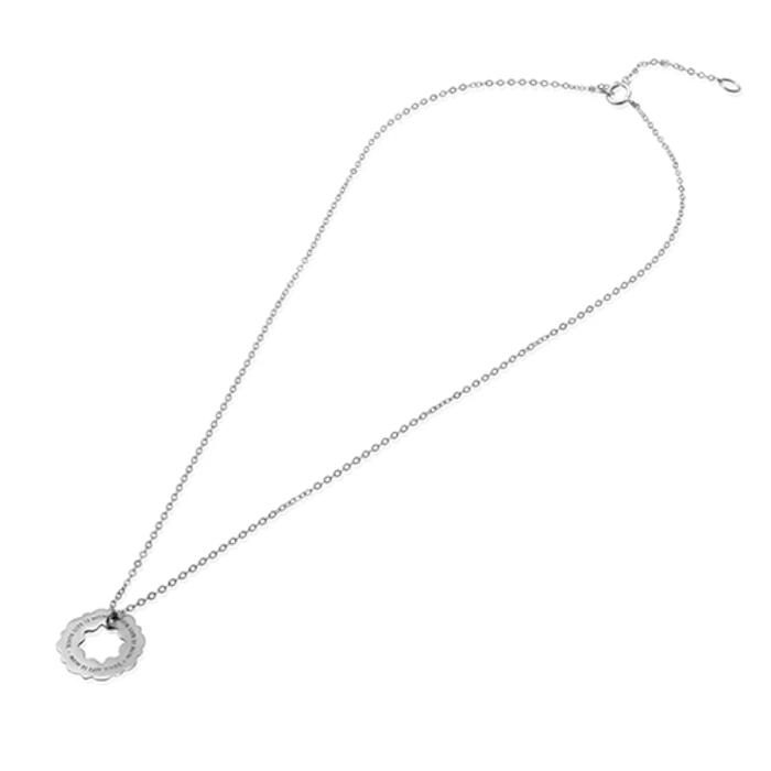 Halsband "Your life is now" silver från Ananda Soul