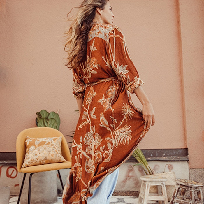 Exklusiv kimono "Tierra Di Siena" - Brahmaki