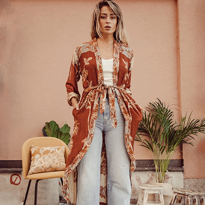 Exklusiv kimono "Tierra Di Siena" - Brahmaki