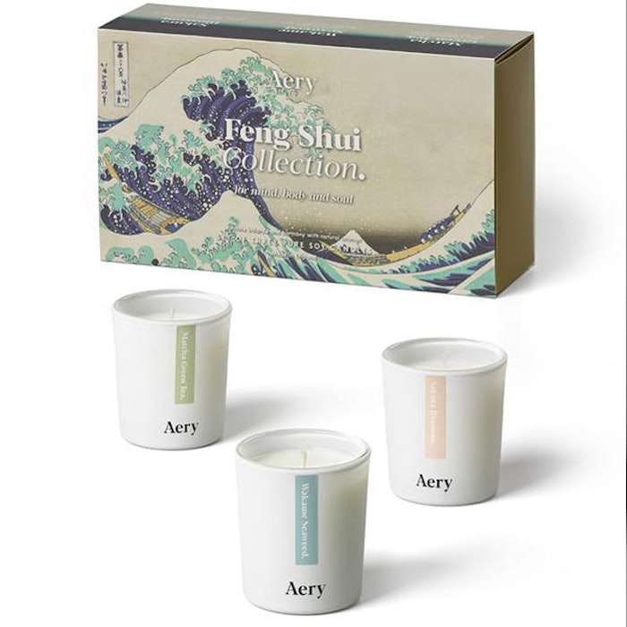 3 pack doftljus aromterapi "Feng Shui collection" - Aery Living