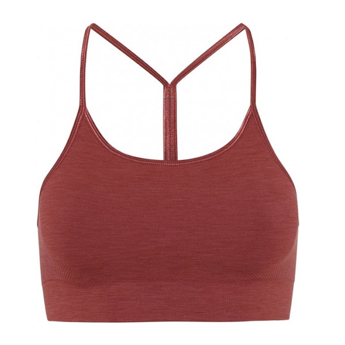 Sport-BH Yoga Seamless Zen Top Marsala - Moonchild Yogawear